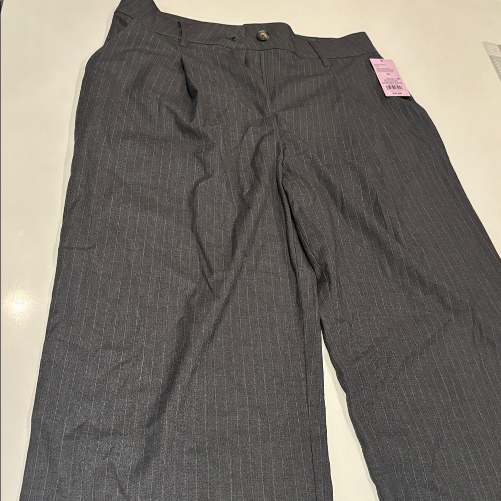 Wild Fable Gray Pinstripe wide leg Pants. Never worn.